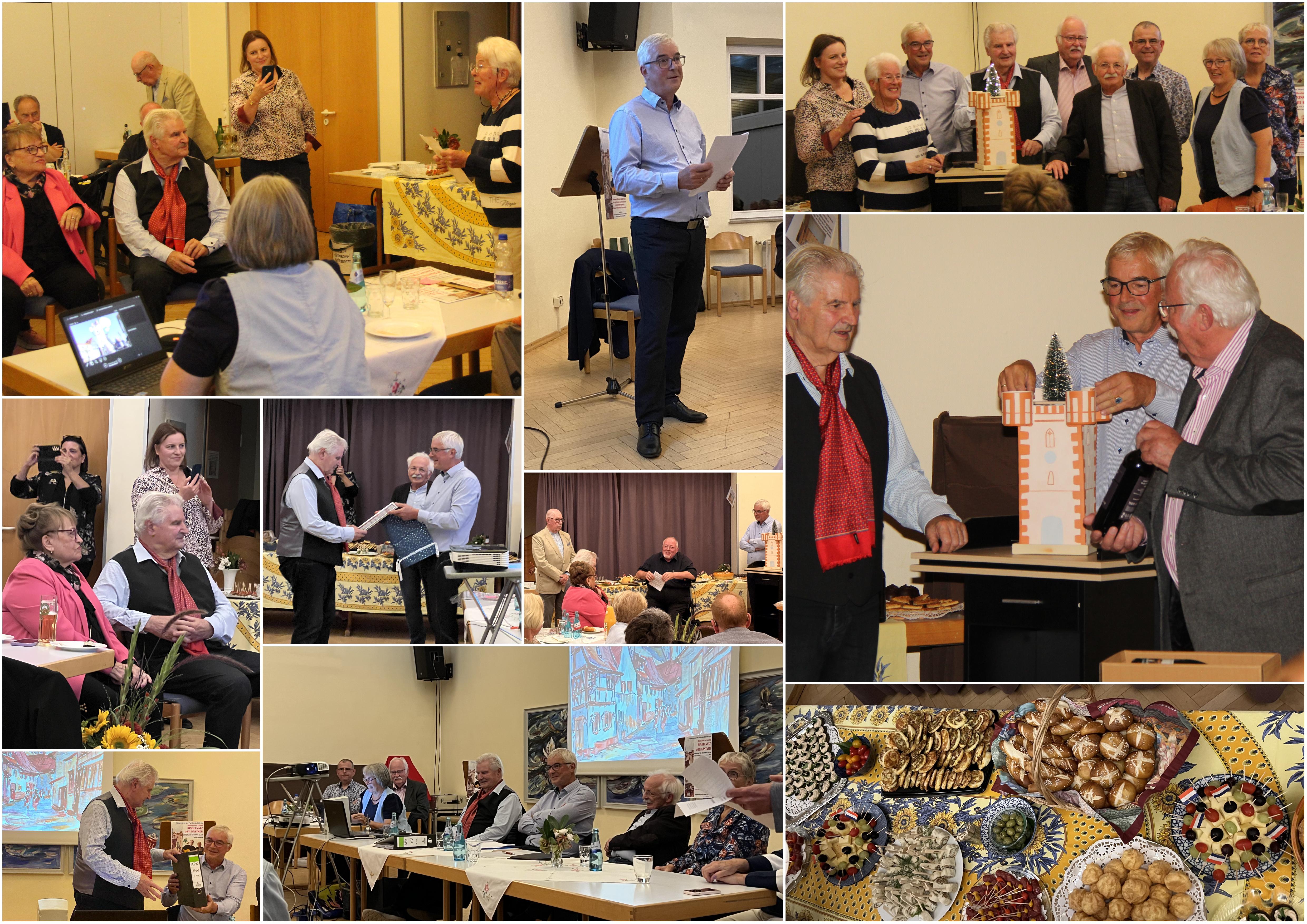  Impressionen der Jahreshauptversammlung des Fördervereins Alte Pfarrkirche e.V. &copy; Bilder: Wolfgang Pohlmann; Collage: G. Abrami