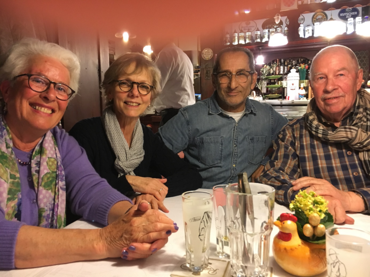  (v.l.) Christa Grünbecken, Ursel Old-Franco, José Franco-Pereira, Rudolf Werner. © Christa Grünbecken