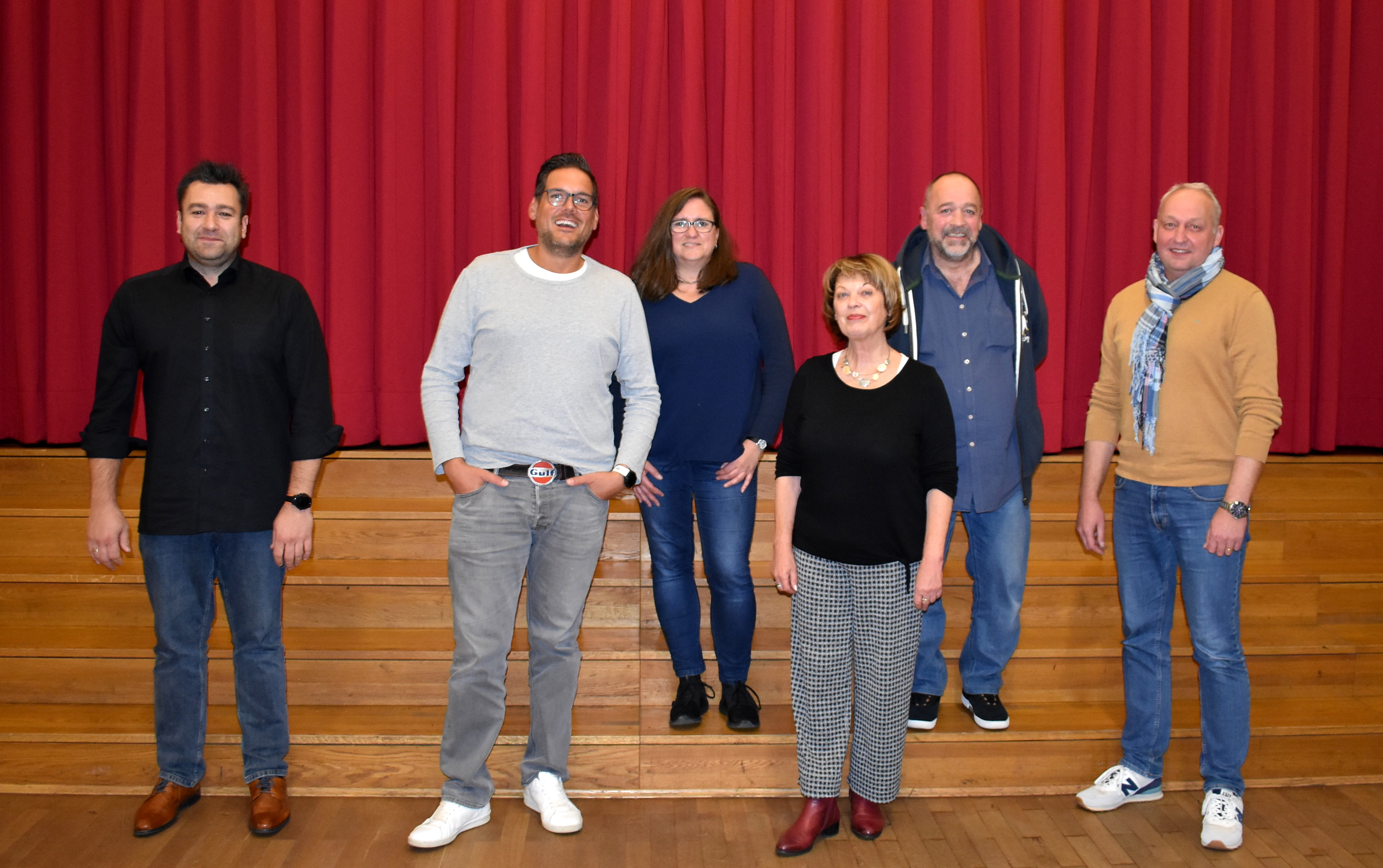 neuer Vorstand (v.l.): Frank Diwisch, Christian Rehn, Marion Kimmel, Birgitta Degoutrie, Joachim Schmitt, Stephan Horch. Auf dem Foto fehlt: Josephine Lo Coco