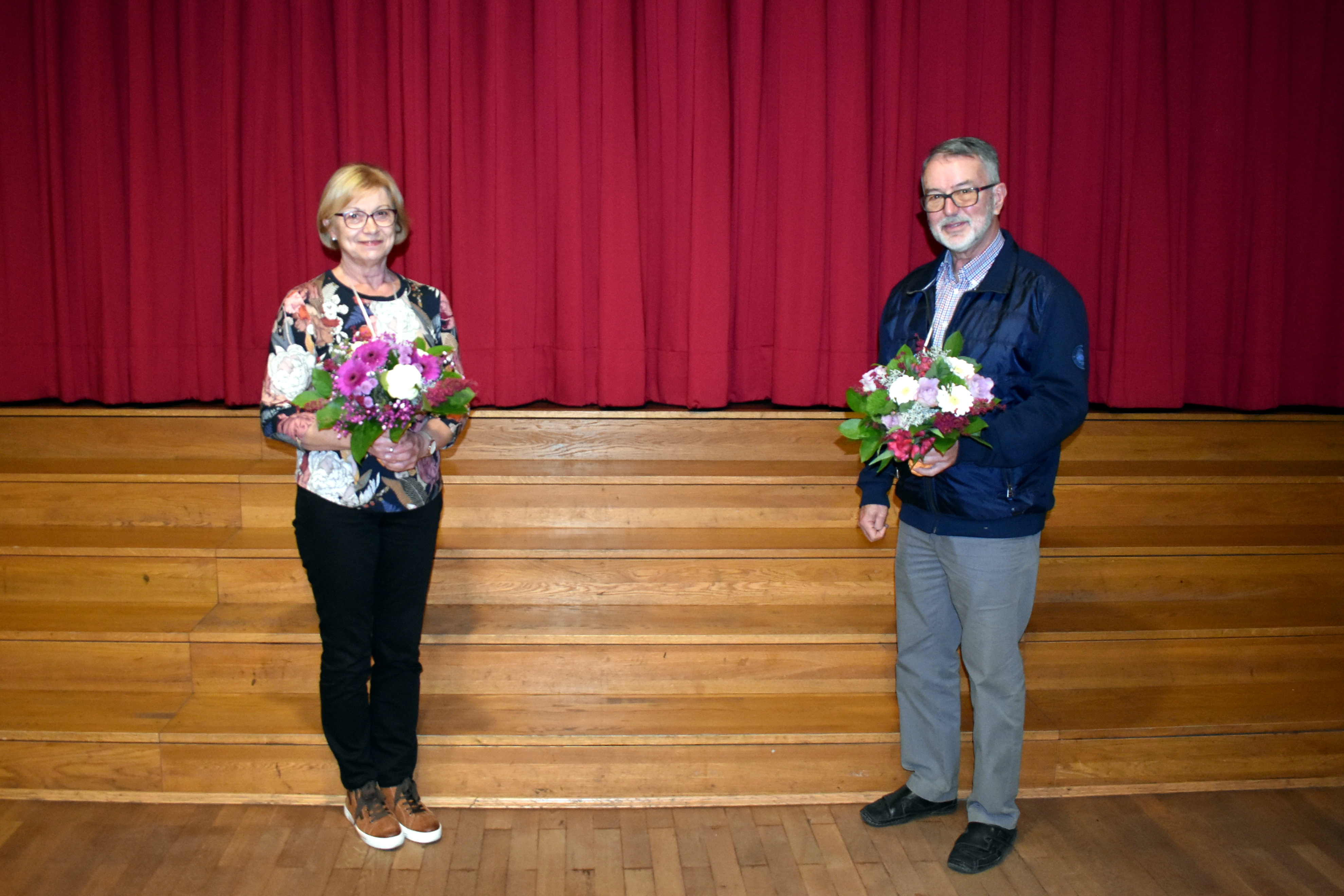 Verabschiedung Vorstandsmitglieder Gabi Beck und Hans Diwisch