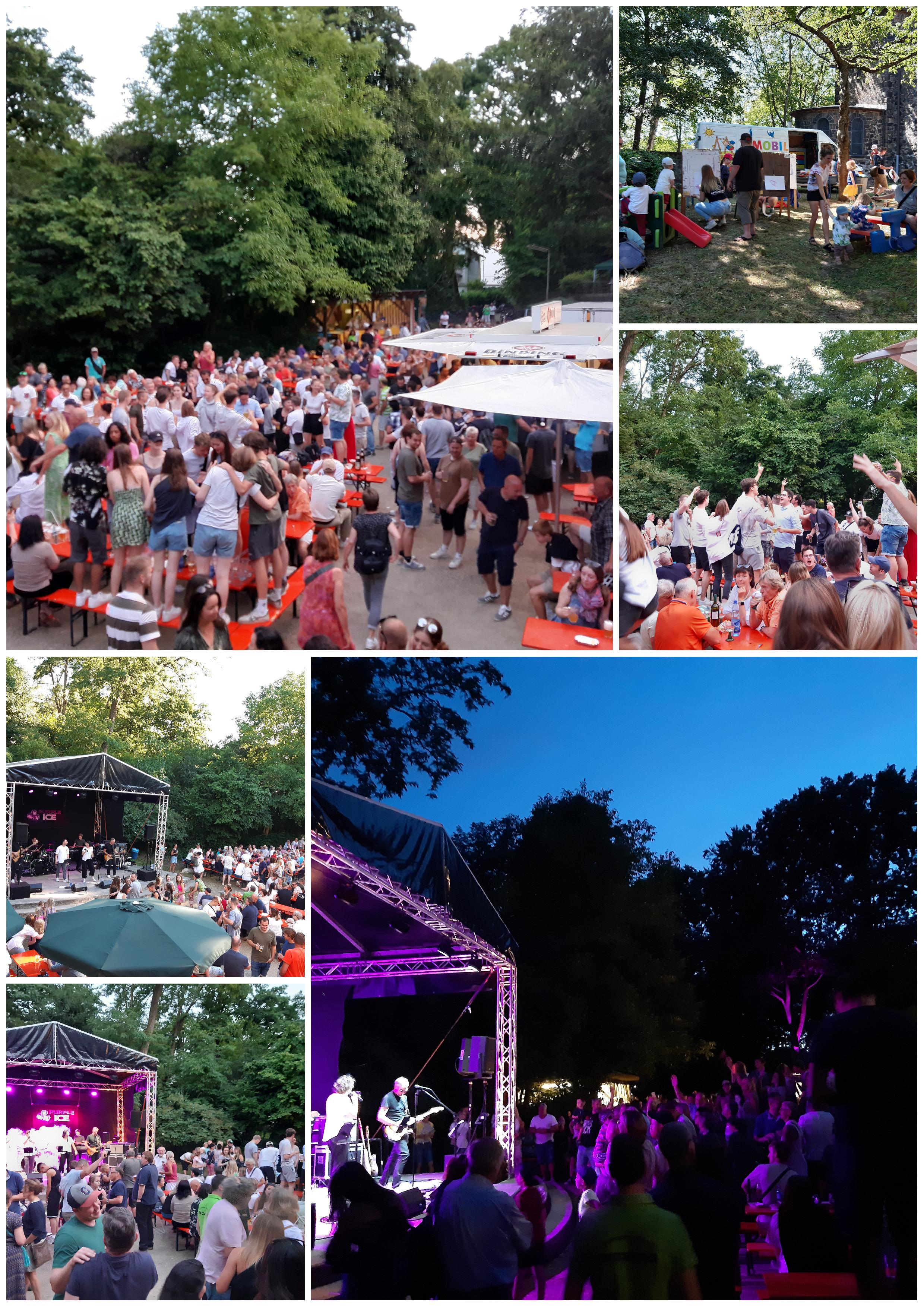  Impressionen vom Pfarrfest in St. Johann. © Bilder: S. Bergmann, Collage: G. Abrami